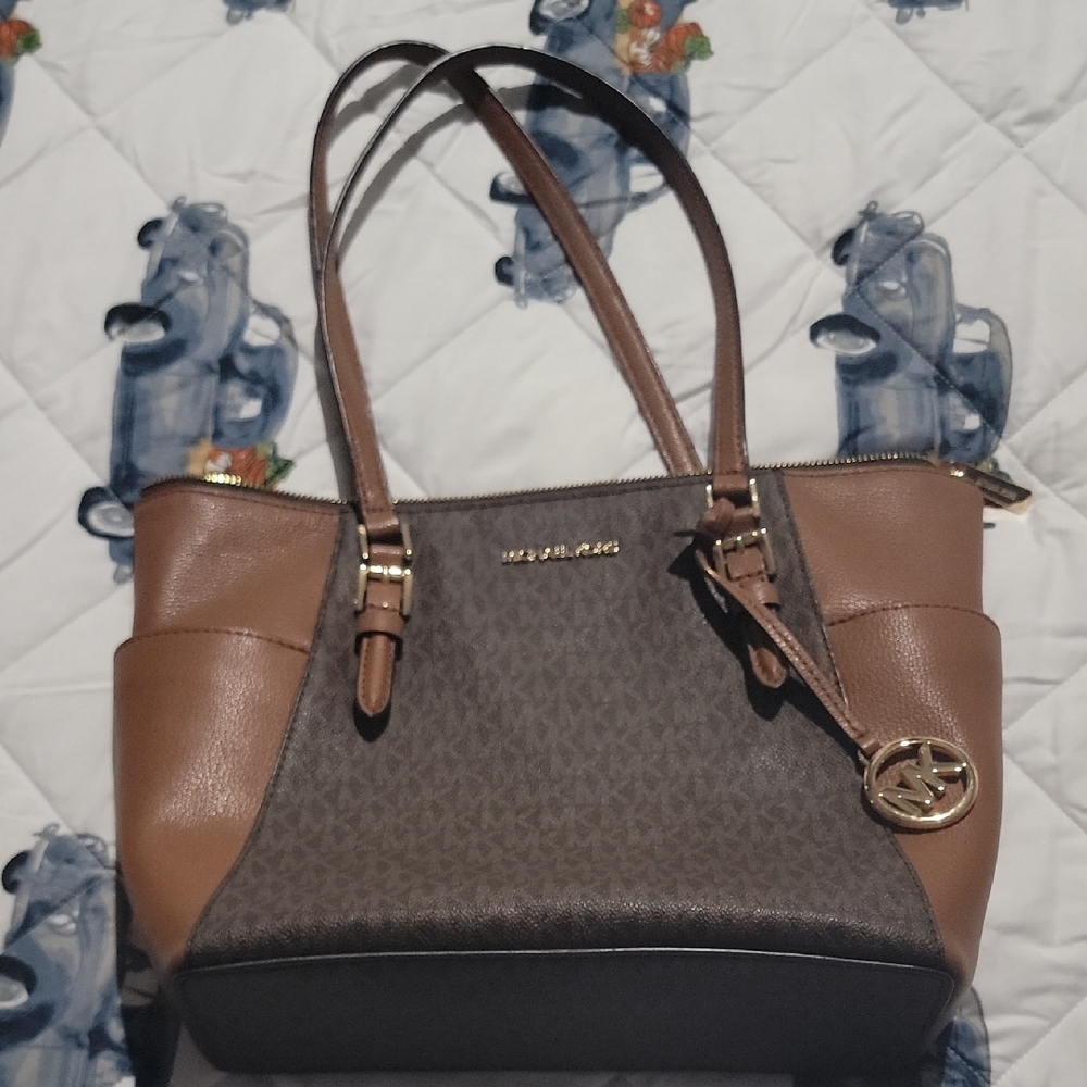 Michael Kors Brown and Tan Tote